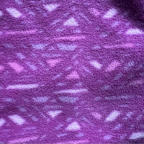 Columbia Sawyer Rapids Printed Full Zip Fleece Jacket Aztec Purple size Medium - Picture 3 of 10